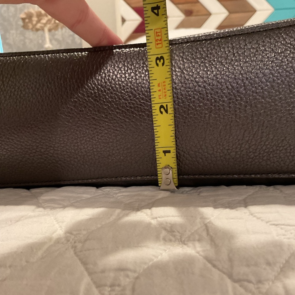 Coach Pewter Leather Women's Bag - Picture 15 of 16